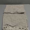 DII Rustic Farmhouse Throw Blanket with Decorative Tassels, Use for Chair, Couch, Bed, Picnic, Camping, Beach, & Just Staying Cozy at Home (50 x 60), Variegated Brown