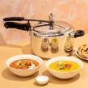 Vinod Stainless Steel Pressure Cooker, Inner Lid, 5 Litre, for Home Kitchen