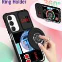 Funermei for Samsung Galaxy A25 5G Phone Case - [2in1] Women Girls Cute Boys Phone Cover Men Funny Unique Game Camera Cover Compatible with MagSafe Ring Holder Stand for Samsung A25 5G Cases 6.5