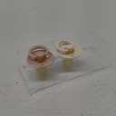 Bibs Colour Pacifier 2-Pack | BPA Free Soother, Round Nipple. Natural Rubber Latex, (Blush / Ivory)