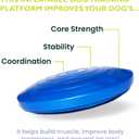 FitPAWS Dog Balance Disc 22, Blue | Dog Exercise Equipment | Workout Tool for Strength, Core, Stability & Rehabilitation