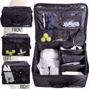 Athletico Golf Trunk Organizer Storage - Car Golf Locker to Store Golf Accessories | Collapsible When Not in Use