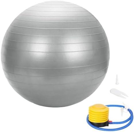 YELARXI Yoga Ball, Exercise Ball Anti-Slip Stability Pilates Extra Thick Birth Workout with Pump - Fitting for (Gym Balance Fitness Core Workout)
