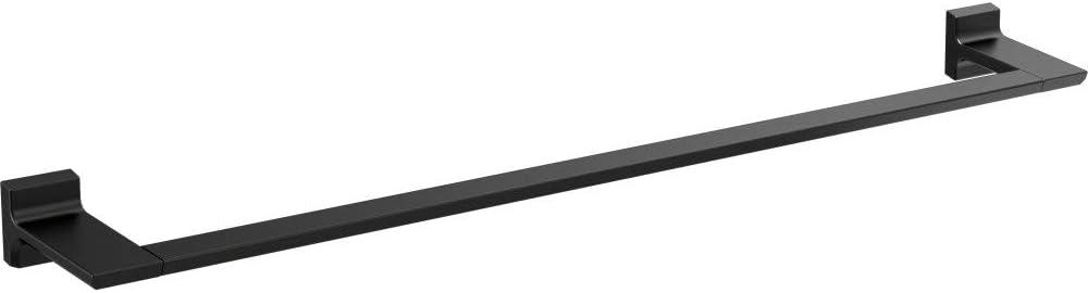 Delta Faucet Pivotal 30 inch Towel Bar, Matte Black, Bathroom Accessories, 79930-BL