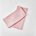 100% Pure Flax Linen Kitchen Hand Towels Set of 2 - Quick Dry Extra Soft 20 x 27 Inch Tea Dish Towels - Handcrafted with Hanging Loop - (Pink)