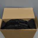 Windyun 100 Pcs Wine Gift Bags with Handle Reusable Small 13.8x3.5x3.9 Inches Liquor Bottle Totes Bulk for Birthday Wedding Christmas Holiday Party (Black)