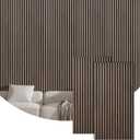 2 Packs Acoustic Wall Panel, 47.2"x23.6" Wood Slat SoundProof Wall Panels, Sound Absorbing Dampening Panel for Office,Home Theater,Studio, Walnut