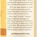Burt's Bees for Pets Oatmeal Dog Conditioner with Colloidal Oat Flour and Honey, Moisturizes and Softens Dry Dog Coats, pH Balanced and Fragrance-Free, 95% Natural Origin, 10 Fl Oz
