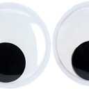 5.9 Inches Giant Wiggle Eyes with Self Adhesive, Black White Googly Eyes for DIY Crafts Christmas Tree Decoration
