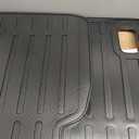 Custom Fit for 2018-2025 2026 Honda Odyssey Mini Passenger Van 3rd Rear Seat Backrest Mats All Weather TPE Rubber Protection Mat (Backrest Mat)