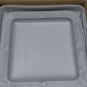 23.6inch Modern LED Ceiling Light 50W Dimmable Ceiling Lamp with Remote Control Square LED Flush Mount Ceiling Light Dining Room, Living Room, Kitchen, Bedroom, Office (Black,Square 4rings)