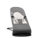 BabyBjrn Bouncer Balance Soft, Woven/Jersey, Dark Gray/Gray | 2-in-1 Adjustable Baby Bouncer Seat and Toddler Chair, Newborn to Toddler (8-29 lbs), 4 Positions, Lightweight & Portable