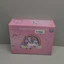 GirlsHome Dance Mat - Unicorn Toys for Girls Electronic Dance Pad with 5 Game Modes, Built-In Music, Touch Sensitive Light Up LED Kids Musical Mat, Christmas & Birthday Gift for Toddler Girls 3-12