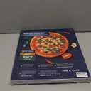 Pizza Pan - 14 Inch Nonstick Pizza Pan for Oven with Widen Handles for Cooking, Baking, and Grilling - Durable, Even Heating, Long-Lasting Kitchen Cookware (2, Golden)