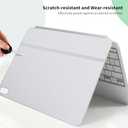 IMMOENUC Protective Skin Sticker for 2025 iPad Air M3 (A3266/A3267) 11-inch Magic Keyboard 3-Side ull Coverage Protective Vinyl Decals Self-Adhesive,Pre-Cut (Top/Bottom/Keyboard Panel)White