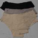 ROSYCORAL Womens Seamless Bikini Panties Soft Stretch Invisibles Briefs No Show Hipster Underwear cheeky 9 pack XS-L (Small)