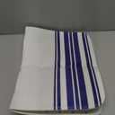 Bathroom Rugs Bath Mats Farmhouse Navy Blue and White Stripe Soft Plush Microfiber Carpet Rug, Soft Non-Slip Highly Absorbent Floor Mats Machine Washable 16x24Inch