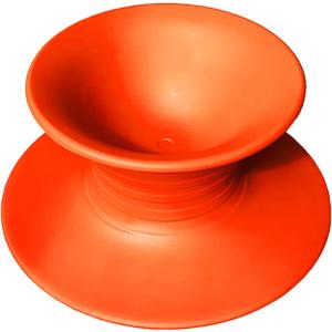 360 Rotating Gyro Spun Seat  Ergonomic Spinning Swivel Design for Kids, Durable, Modern Indoor/Outdoor Fun (Red)