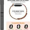 Silicone Bands Compatible with WHOOP 5.0 One and Peak, Adjustable Soft Comfortable Breathable Replacement Wristband for Whoop 5.0 Sleep, Accessory for Health & Fitness Wearable