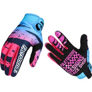 Cycling Gloves Bike Gloves with Gel Padding Anti Slip & Breathable Mesh for Men/Women All-Season Mountaineering (Large)