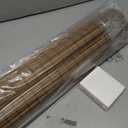 UNISHADES Cordless Bamboo Roman Shades for Windows, Blinds Size (30.5" W 48" H) Colour (Highfield Teak)