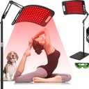 Red Light Therapy, Red Light Therapy for Face and Body with Adjustable Stand, Red Light Therapy for Panel, 660nm & 850nm Infrared Red Light Therapy Device at Home Use