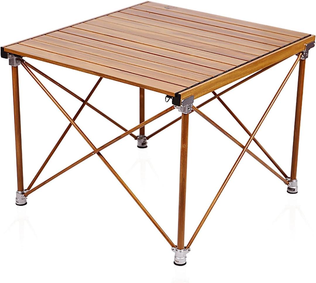 Folding Table, Outdoor Portable Camping Table, Courtyard Aluminum Alloy Leisure Table, for Camping And Fishing Beach