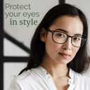 MIGSIR Blue Light Blocking Glasses for Computer Gaming, Fashion Fake Helps Reduce Screen Fatigue Eyeglasses for Women Men