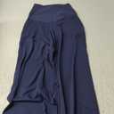 G4Free Maternity Pants Over The Belly Yoga Dress Work Pregnancy Pants Stretchy Lounge Wide Leg Trousers with Pockets (Medium, Royal Blue)