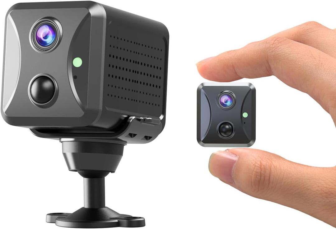 4G LTE Hidden Spy Camera, Cellular Security Cameras Wireless Outdoor and Indoor with 4G SIM Card (No WiFi) with Motion Detection, Night Vision, 2-Way Talk & Siren, Phone App Remote Control