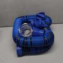 DUMPMAN 20 FT RV Sewer Hose Kit, Sewer Hose for RV Camper - Includes 2 Attachable 10 ft Sewer Hose with Swivel Fitting, 90 Degree Clear View Sewer Adapter, and 4 Storage Caps