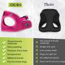 EcoBark Step in Dog Harness Reflective Soft Ultra Padded Mesh Dog Harnesses for XS  Dogs Eco-Friendly Comfort Secure Halter No Pull Adjustable Pet Vest