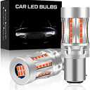 2 Pack Yifengshun 1157 LED Bulb Red, Brake Light Bulb Rear Tail Light Blub Super Bright, 2357 2057 7528 BAY15D LED Bulb Parking Light Stop Light Bulbs Replacement Lamp for Cars RV (2 Packs)