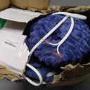 Qieryun Heated Blanket Electric Throw, Soft Flannel Heating Blanket with 8 Hours Auto Off 10 Fast Heating Levels Machine Washable Sherpa Heated Blanket with Overheating Protection (Throw (50" x 60"), Blue)