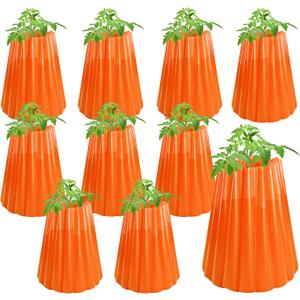 10 Pack Wall of Water Plant Cover, 19'' x 17'' Insulating Water-Filling Plants Protector, Garden Early Season Plant Insulator for Outdoor Winter Growth Protection Against Frost