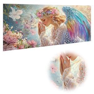 Reofrey DIY Special Shape Large Diamond Art Kits for Adults Horse, Animals Big Diamond Painting Kits for Adults, Drill Rhinestone Cross Stitch Embroidery Canvas for Crafts Home Wall Decor 12x24inch