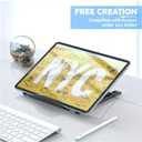 Huacan Light Box Pad Stand, Multifunction 7 Angle Points Skidding Prevented Tracing Holder for Laptop LED Light Table7.48 x 9.45 inches