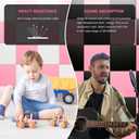 12Pcs Felt Bulletin Board, Upgraded Felt Wall Tiles with 48 Removable Adhesive Tabs & 30 Push Pins, Large Cork Boards for Walls, Perfect for Home, Office, School, DIY Vision Board