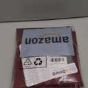 ChrisDowa Small Window Curtains for Kitchen and Bedroom - Grommet Short Thermal Insulated Room Darkening Curtains (2 Panels, Burgundy Red, 42 x 36 Inch)