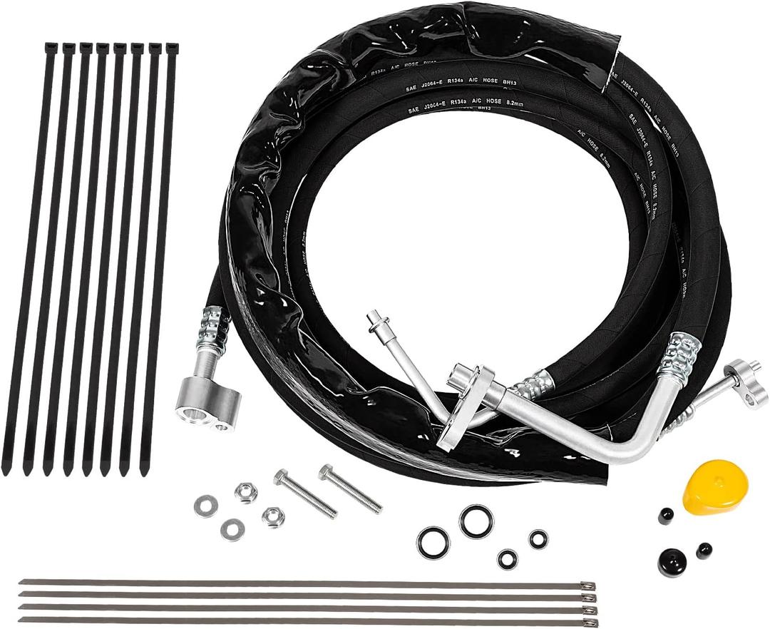 Rear AC Line Set Lines Replacement Set for 2015-2020 Tahoe, Yukon, Escalade Rear Auxiliary AC Hose Kit Replace Part for YSH34913 Air Conditioning Line