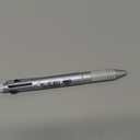 uni Jetstream 4&1 Metal Edition, 0.5mm Ballpoint Pen (Black, Red, Blue, Green) and 0.5mm Mechanical Pencil, Ice Silver (MSXE52000A05.81) (white)