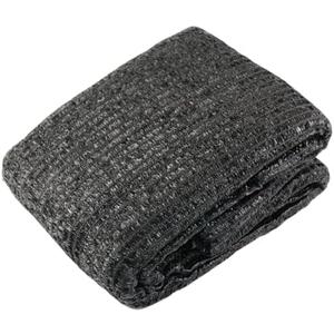 SUN GUARD Black Sunshade Net | 3' x 6' Black HDPE | UV Protection | Breathable Knitted Fabric | Reinforced Grommets | Versatile Outdoor Use