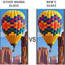 3 x NEW'C 3 Pack Designed for iPhone 11 Pro and iPhone X and iPhone XS Screen Protector,Enhanced Tempered Glass Protection, Case Friendly, Bubble Free Ultra Resistant (Transparent)