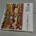 Buffalo Games Oversize Puzzle  Sleepy Town West by Charles Wysocki  300-Piece Large Jigsaw Puzzle for Adults, Full Color Poster, Made in USA