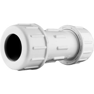 Schedule 40 PVC Compression Coupling 3/4 in