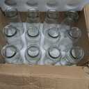 Lyellfe Set of 12 Glass Bud Vase, Clear Vases for Flowers, Small Vintage Floral Vase in Bulk for Centerpieces, Office, Dinning Table, Wedding Reception