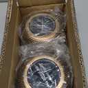 Solar Lanterns Waterproof Outdoor Decor: 2 Pack Hollow Out Retro Metal Solar Lights - Unique Gardening Gifts for Women Mom - Outside Garden Yard Patio Porch Tabletop Decorations 2 Lighting Colors