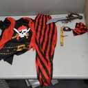 Kids Pirate Costume,Pirate Role Play Dress Up Set,  7-8 years
