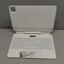 Keyboard Case for iPad Air 11" (M3 2025 / M2 2024) & iPad Pro 11"(1st/2nd/3rd/4th Gen), Slim Magic Keyboard with Multi-Touch Trackpad for 10.9"iPad Air 4th/5th Gen with 7-Color Backlit,White