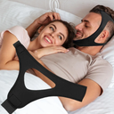 Anti-Snoring Chin Strap Devices, Chin Strap for Sleeping, Effective Stop Snoring Solution, Adjustable Breathable Chin Strap for Men and Women Sleeping, Black06